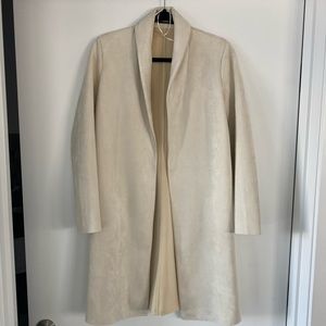 TAHARI vegan leather trench